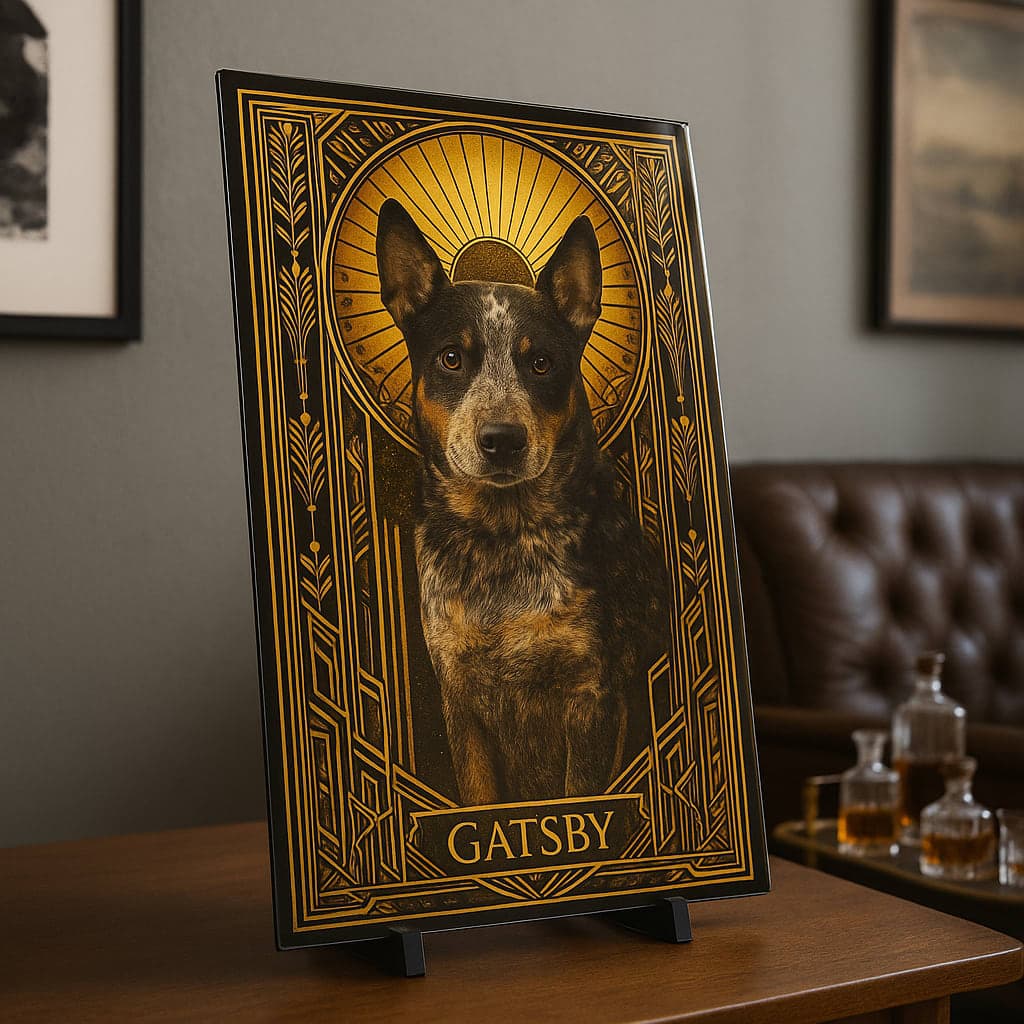 Acrylic Pet Portrait - Three sizes, maximum impact