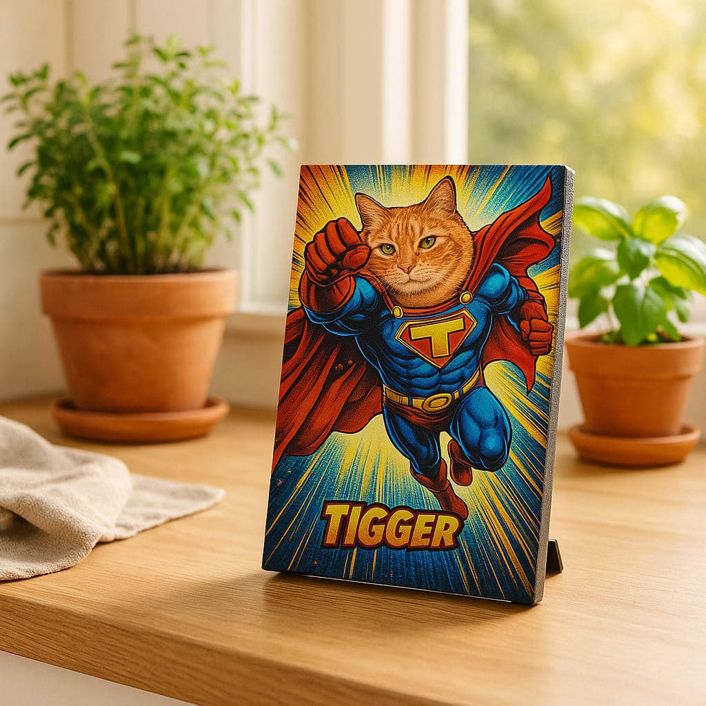 Easel Canvas Pet Portrait - Canvas you can feel