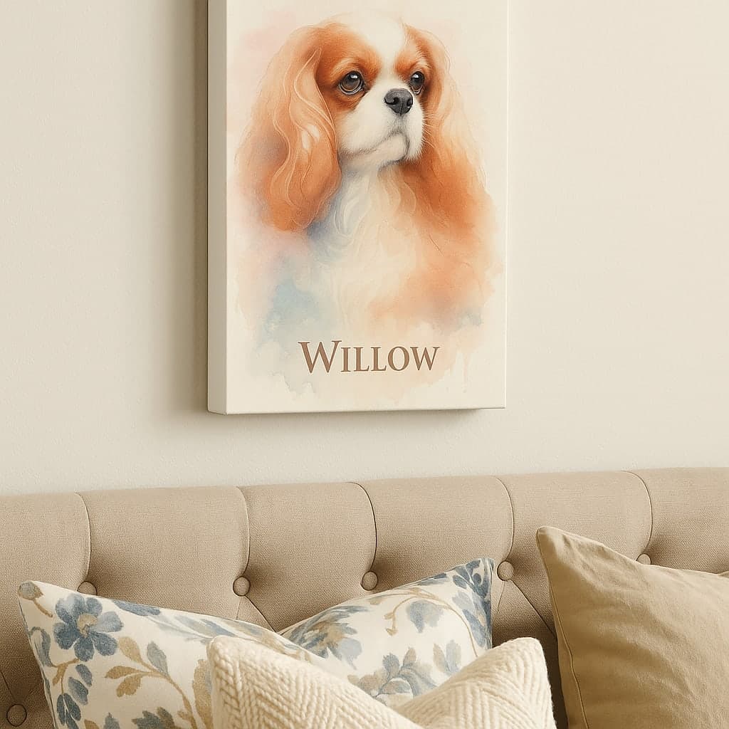 Gallery Canvas Pet Portrait - No frame needed, ever