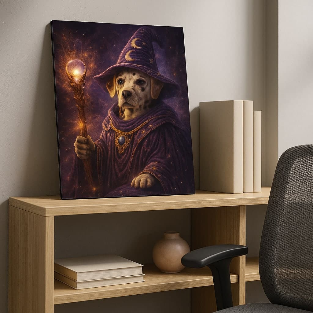 Gatorboard Pet Portrait - Hang it with command strips