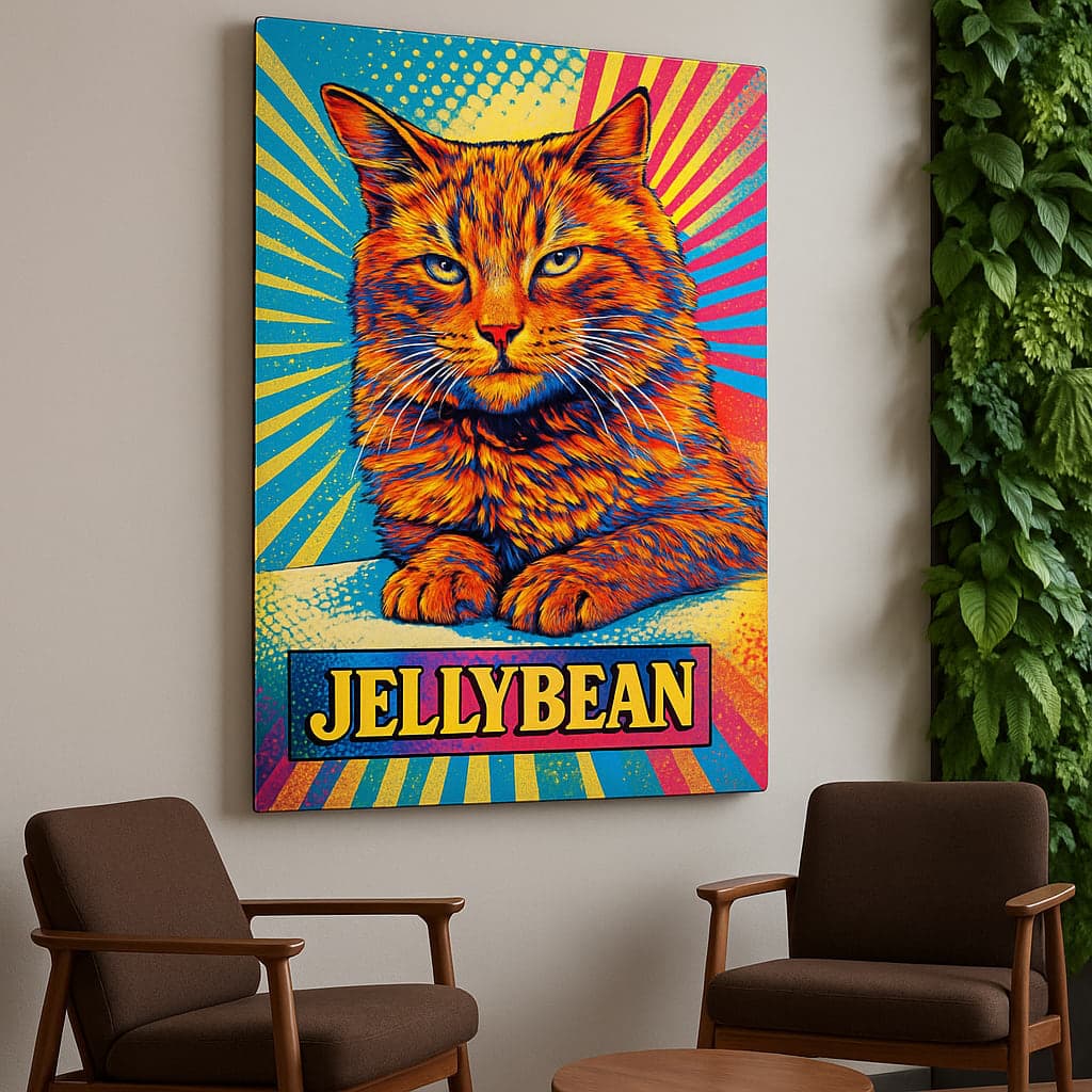 HD Metal Pet Portrait - Waterproof, scratch-proof, forever