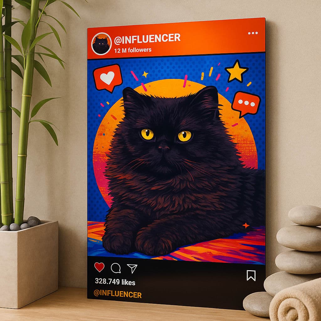 HD Metal Pet Portrait - Five sizes, pure impact