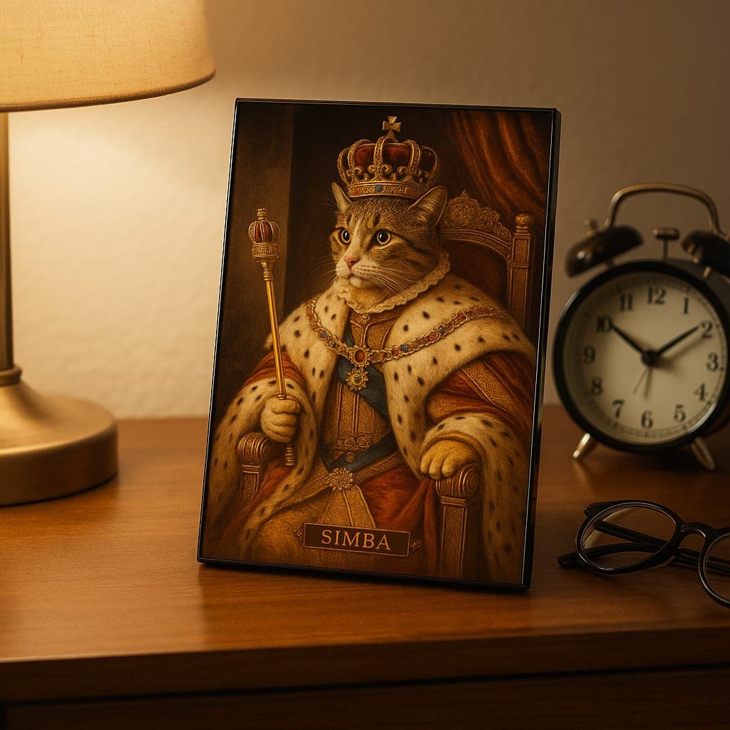 photo panel easel pet portrait