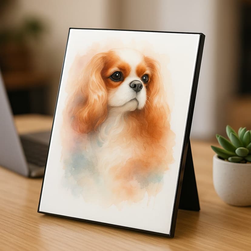 Photo Panel Easel Pet Portrait