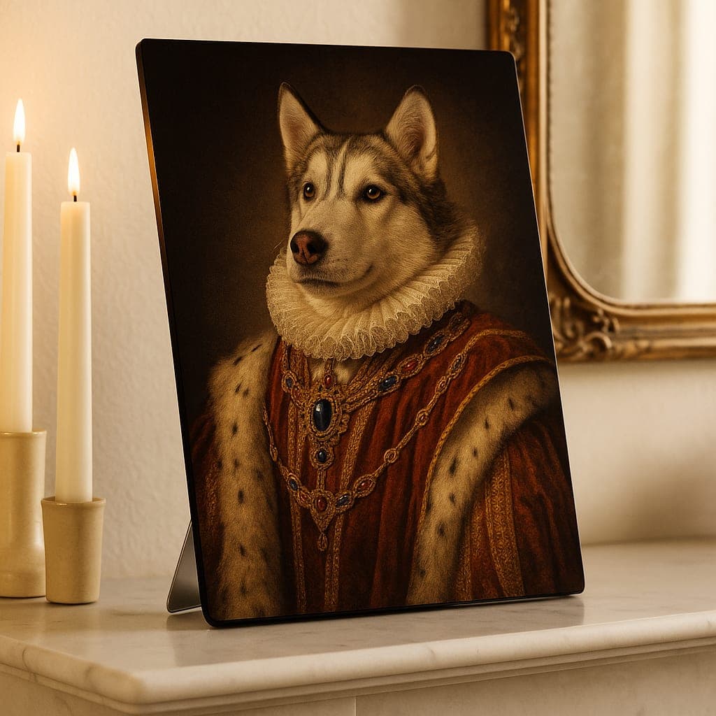 Photo Panel Stand Pet Portrait - Made for modern spaces