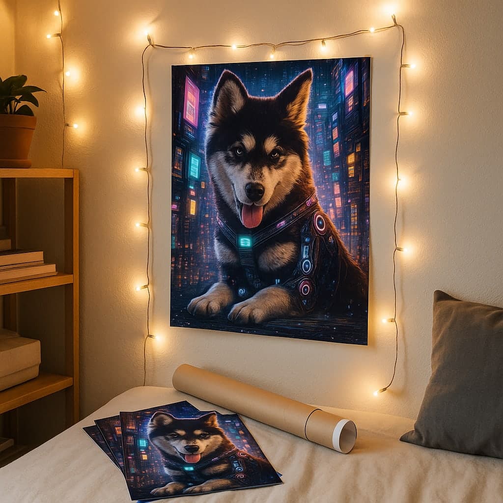 Poster Pet Portrait - Large format, small budget