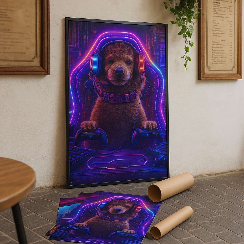 Poster Pet Portrait - Frame it or don't