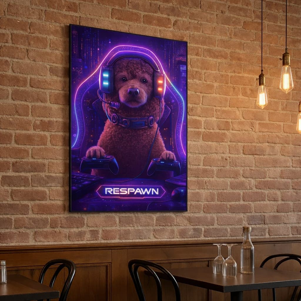 Dibond Metal Pet Portrait - Professional-grade material