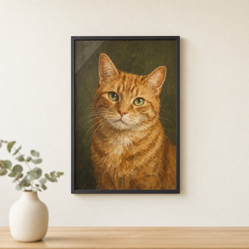 Classic Framed Print pet portrait