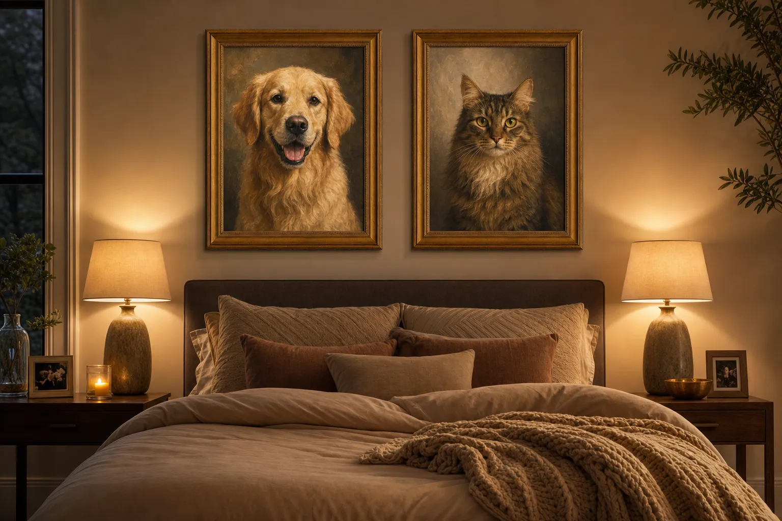 Pet Portrait Anniversary Gift in context