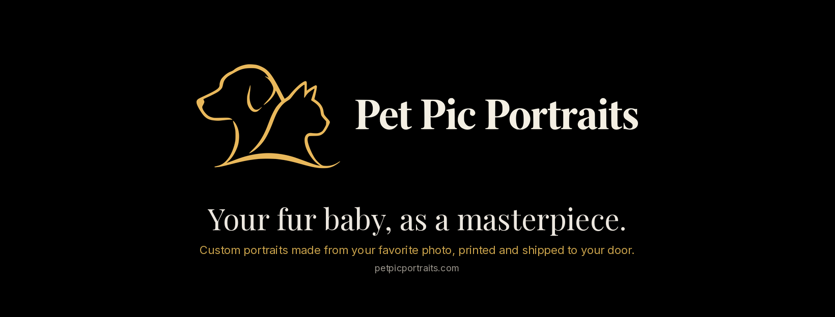 Pet Pic Portraits Facebook cover banner