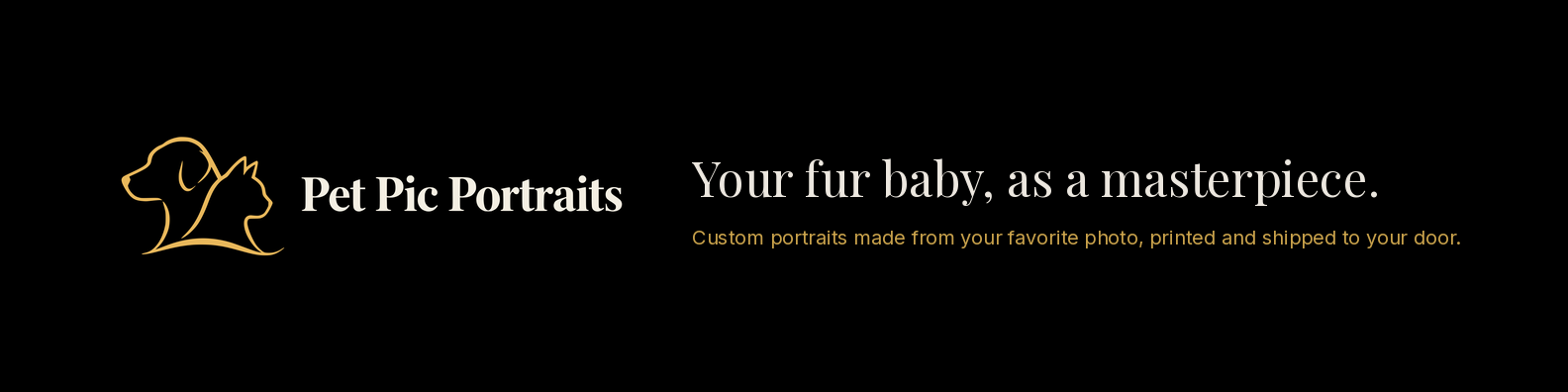 Pet Pic Portraits LinkedIn banner