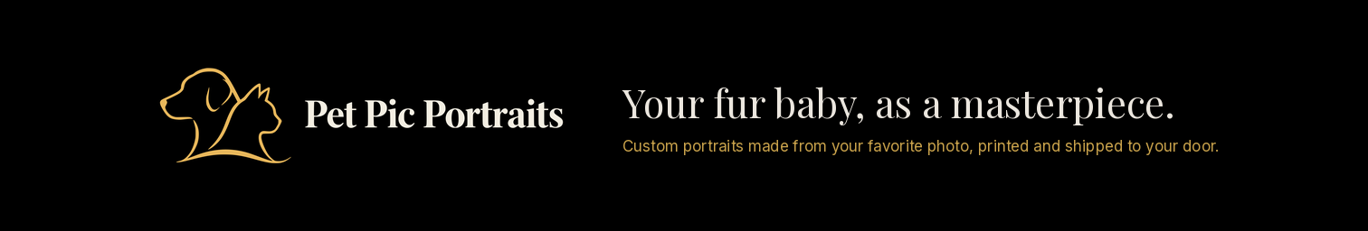 Pet Pic Portraits LinkedIn company page banner