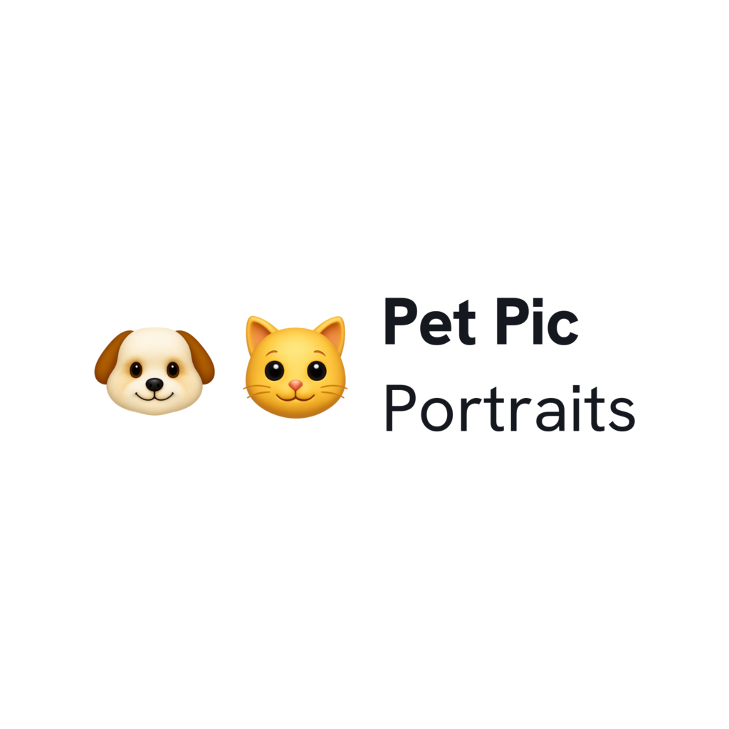 Pet Pic Portraits Logo on white