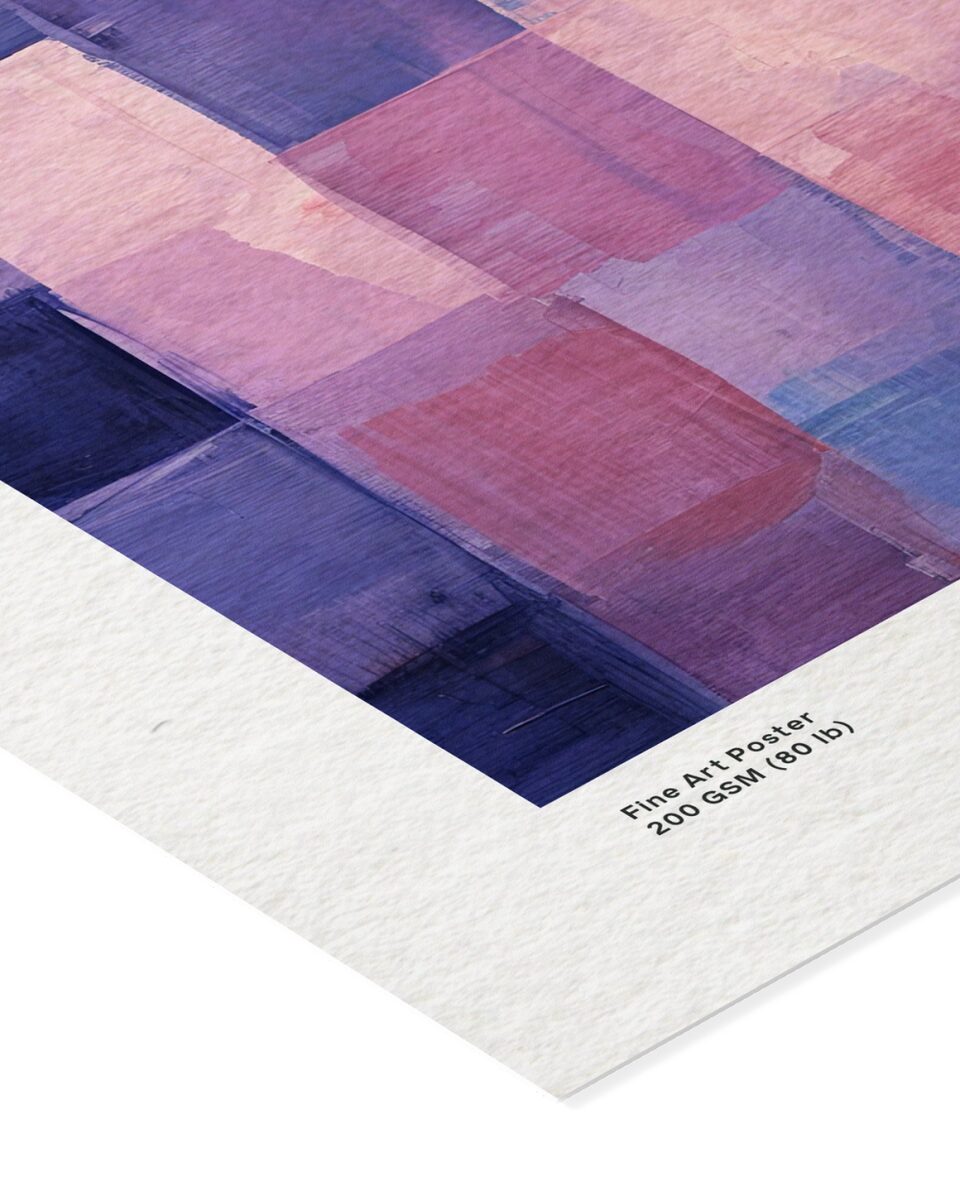 The label on the stock: 200 gsm, 80 lb, enhanced uncoated.