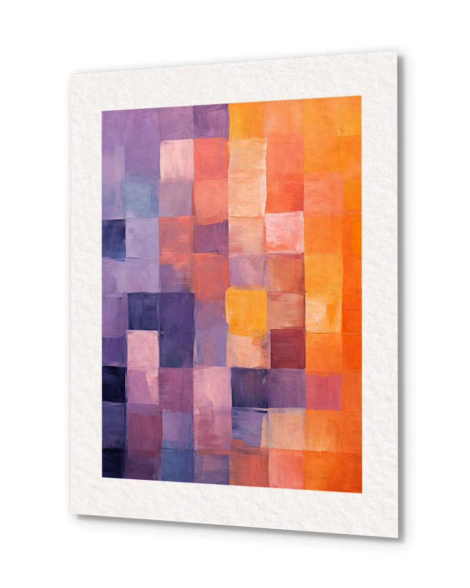 The sheet on its own, flat and unframed. It arrives ready for a frame you pick yourself.